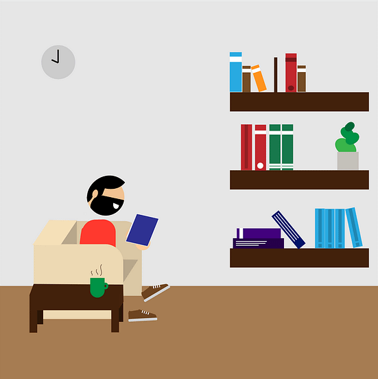 Person reading